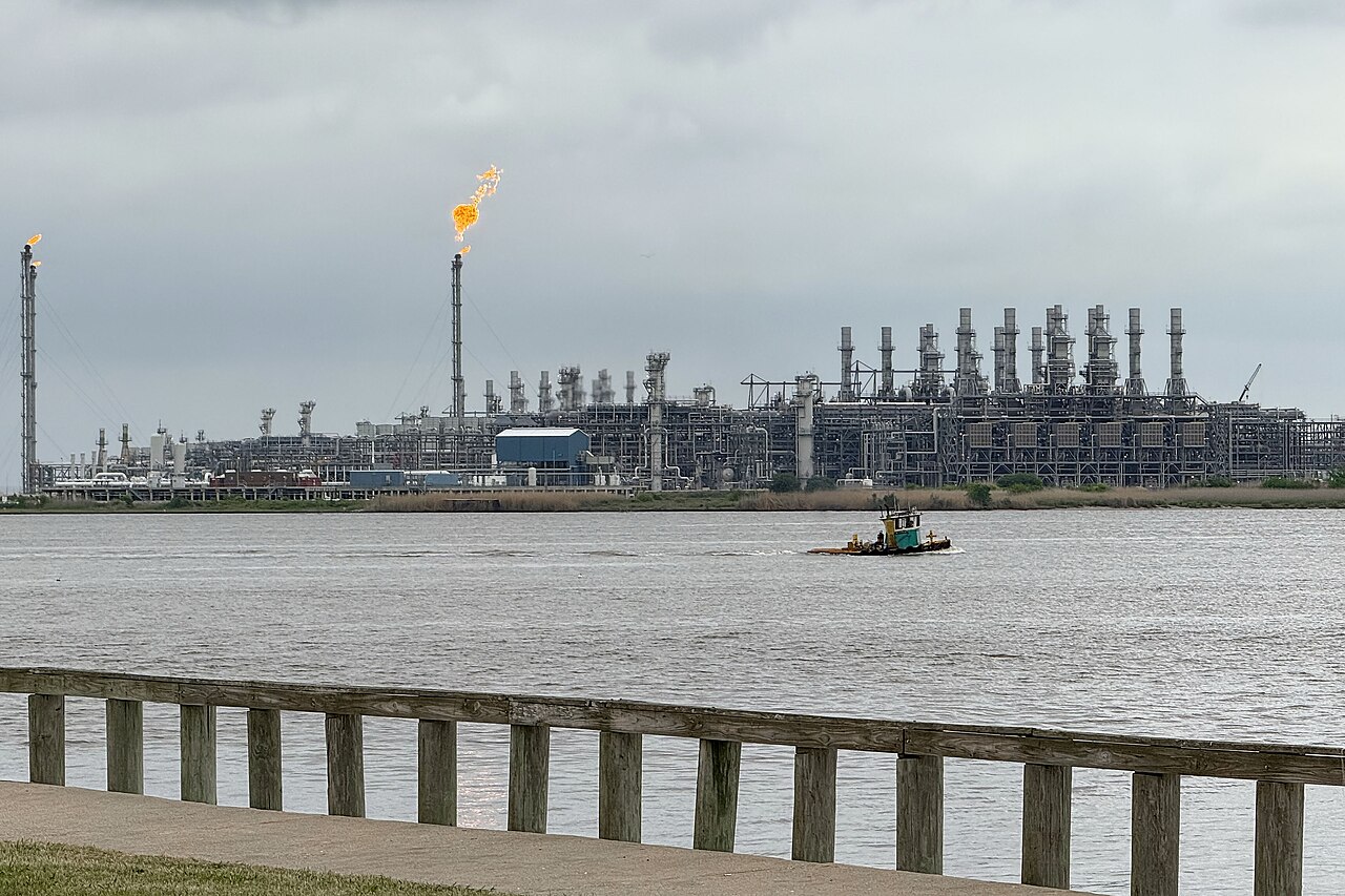 미국 루이지애나주 캐머런 패리시의 Cheniere Sabine Pass LNG 수출 터미널
