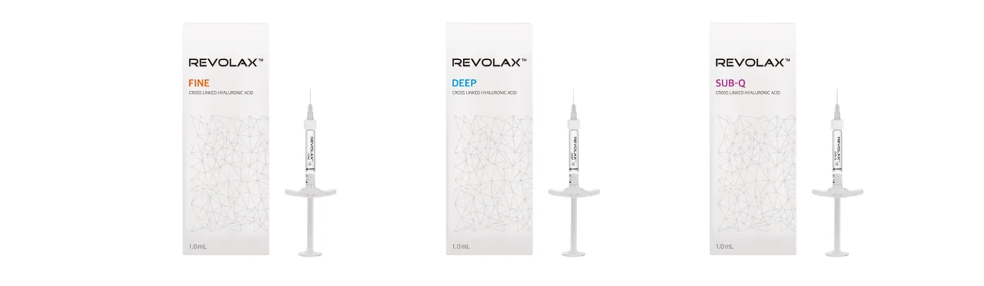 REVOLAX Fine·Deep·Sub-Q 시린지와 카톤