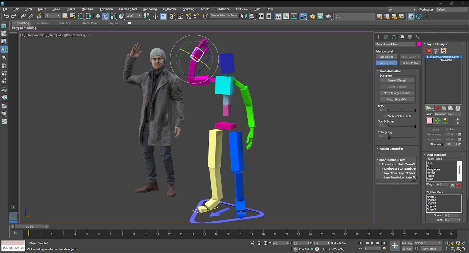 3ds Max 캐릭터 애니메이션 툴킷