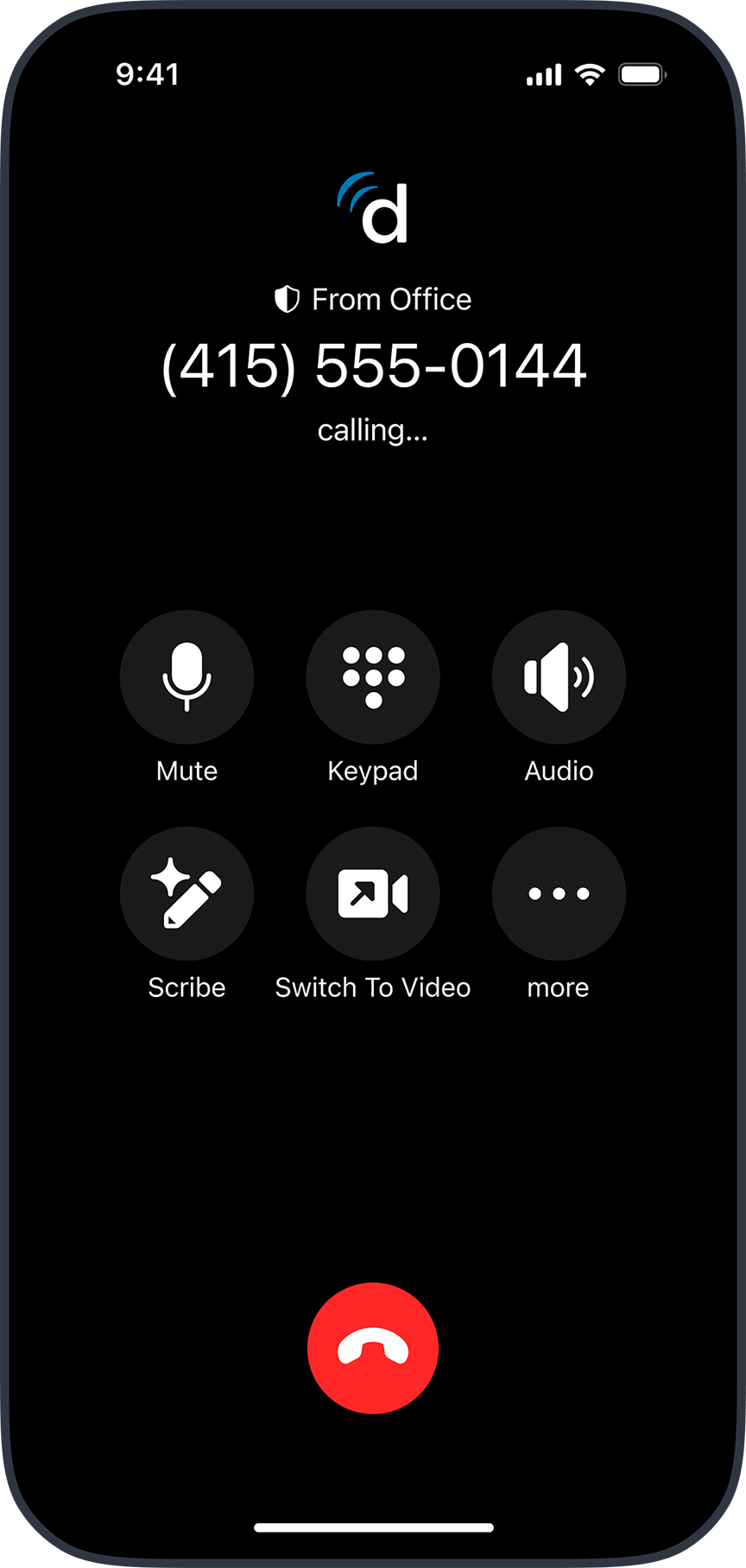 2026년 Dialer 통화 중 화면