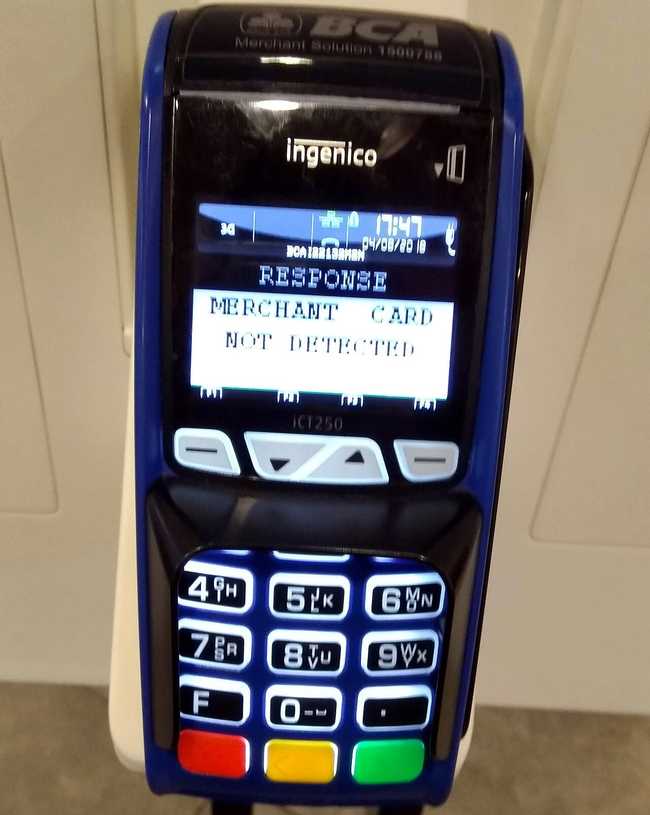 잉게니코 iCT250 결제 단말기
