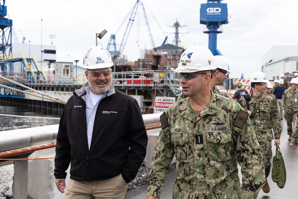 Bath Iron Works 조선소 전경