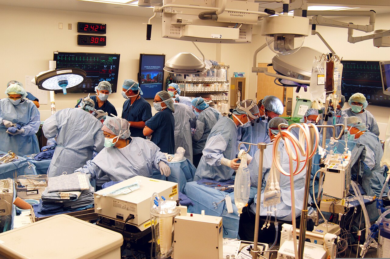 US hospital operating room