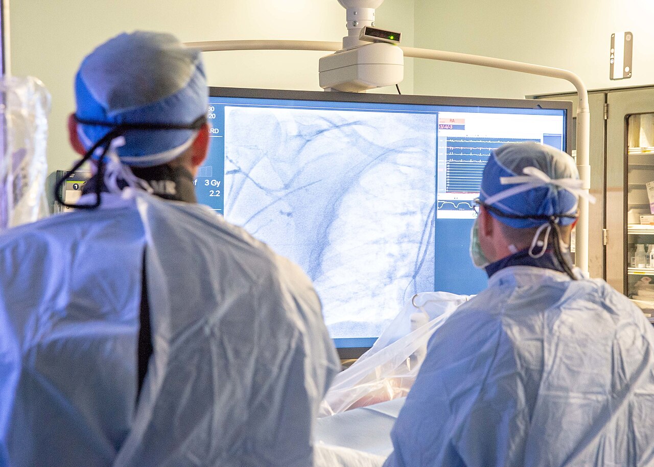 cardiac catheterization lab