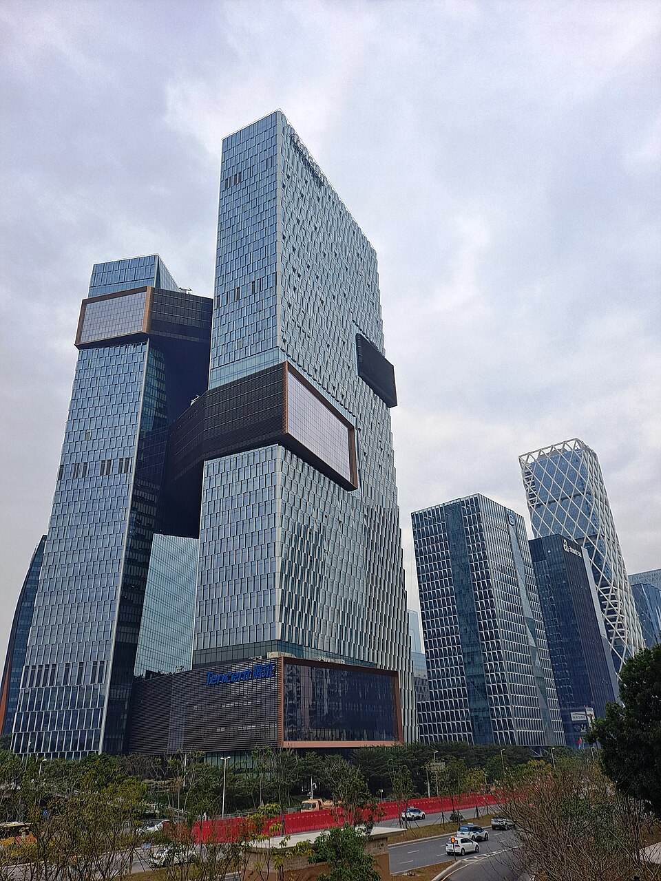 중국 선전의 텐센트 본사 빌딩(Tencent Seafront Towers)